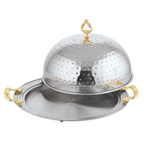 Duro Stainless Steel BBQ Platter | Embossed Design