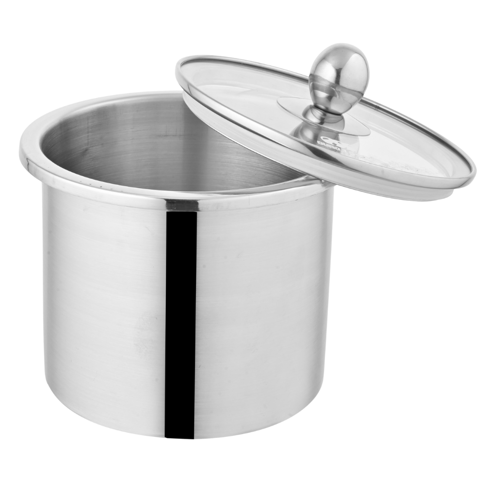 Duro Stainless Steel Air Tight Jar Set | 3pcs | Glass Lid