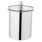 Duro Stainless Steel Air Tight Jar Set | 3pcs | Glass Lid
