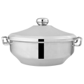 Royal Stainless Steel Hotpot | Hot and Cool Body | Steel Lid