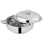 Rex Stainless Steel Hotpot | Hot and Cool Body | Steel Lid | Lid Locks