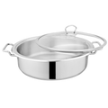 Alpha Stainless Steel Fish Pot | Glass Lid/Steel Lid | Encapsulated Bottom