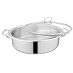 Alpha Stainless Steel Fish Pot | Glass Lid/Steel Lid | Encapsulated Bottom