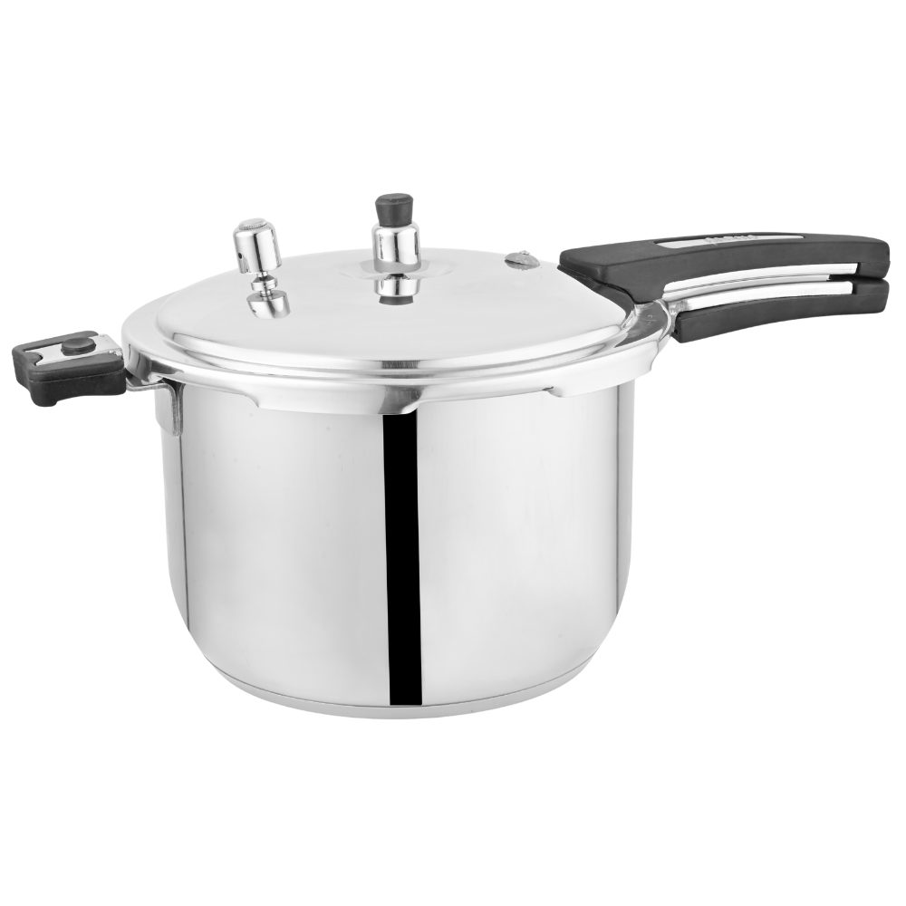 Alpha Stainless Steel Pressure Cooker | Encapsulated Bottom | With Steaming Jali