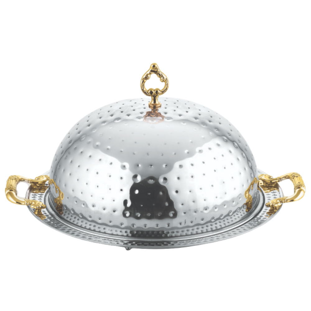 Duro Stainless Steel BBQ Platter | Embossed Design