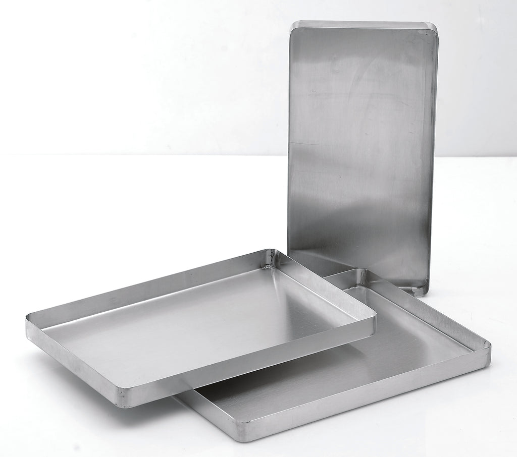 Trend Stainless Steel Bakery Trays | Heavy Duty Baking Trays | 3 Sizes | Commercial Bakeware Pakistan