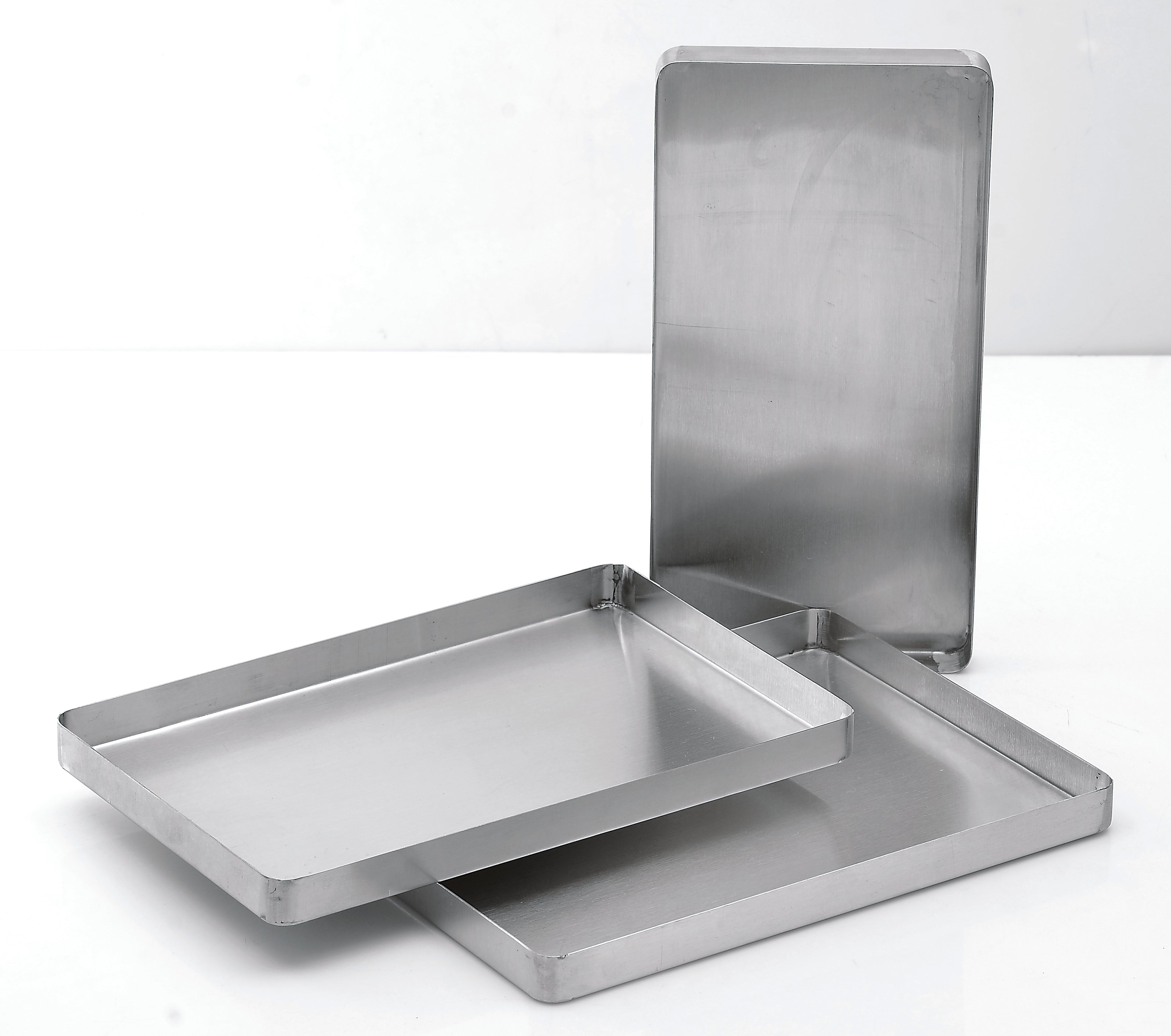 Trend Stainless Steel Bakery Trays | Heavy Duty Baking Trays | 3 Sizes | Commercial Bakeware Pakistan