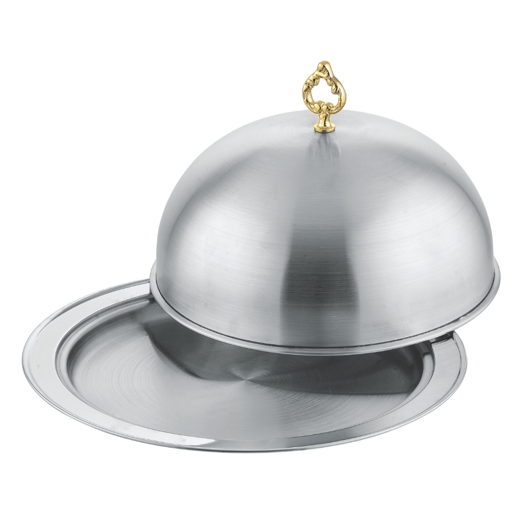 Duro Stainless Steel BBQ Platter | Elegant Design | Plain