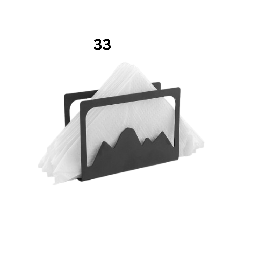 Stainless Steel Tissue Holder | Golden | Gray | Black Mate