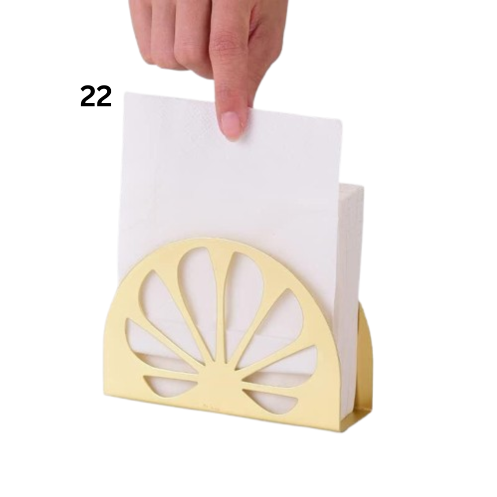 Stainless Steel Tissue Holder | Golden | Gray | Black Mate