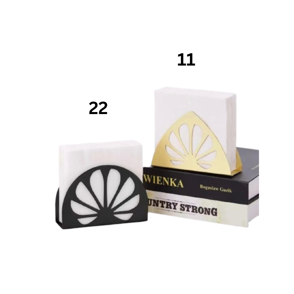 Stainless Steel Tissue Holder | Golden | Gray | Black Mate